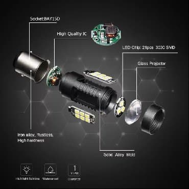 Tuning oprema: 2x led sijalice za dnevna svetla ili poziciju IZUZETNO JAKO I — 3