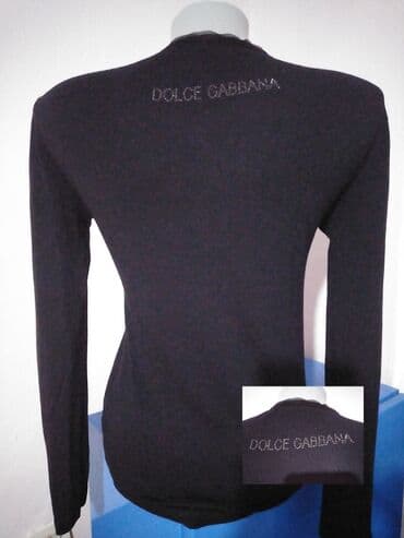 Dolce & Gabbana, S (EU 36), Viskoza, Jednobojni, bоја - Crna — 3