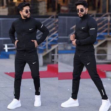 prsluk i pantalone komplet: Nike muška trenerka Novo Mokra likra Veličine l m xl 2xl 3xl — 2