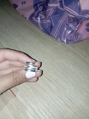 Set: Minđuše, Prsten, Materijal: Srebro